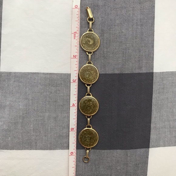 Shimmery Gold-tone Bracelet - Picture 5 of 8